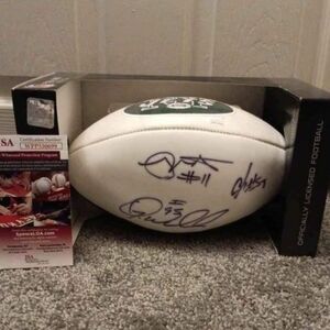 NFL New York Jets Full Size Football Autographed With COA